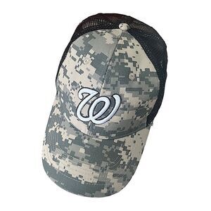 Washington Nationals Camo Trucker Baseball Hat